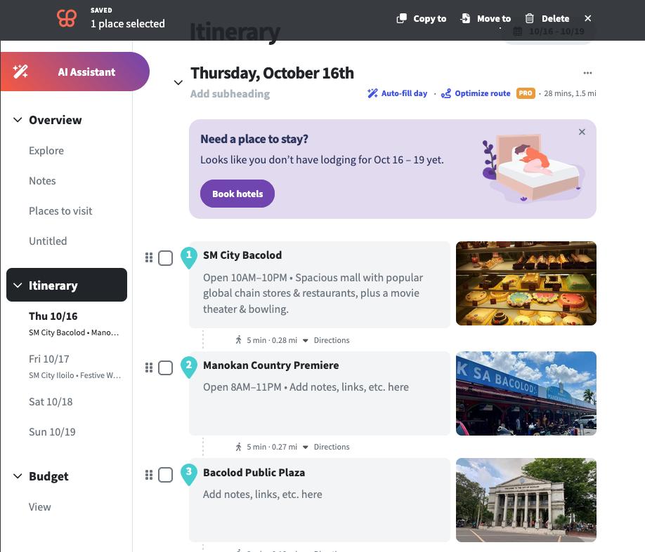 Wanderlog: Travel Planning Made Simple